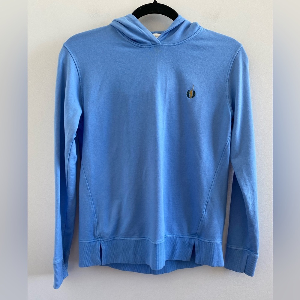 Peter Millar Blue Lava Wash Hoodie Jack Nicklaus Bear Club Tour Size XS
